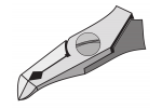 Tip cutter - Angled narrow head