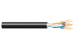 Cable U-UTP 6A 4x2xAWG23/1 PE Fca