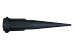 UV block smooth flow tapered dispensing tip