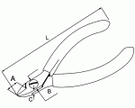 Electronic diagonal cutters 