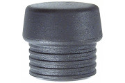 Medium-soft hammer face, black.