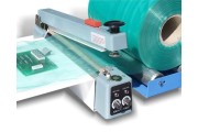 Hand bediende  sealer met magneet en snijmes