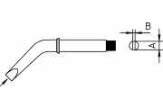 Pannes CT5 X (angle) pour fer à souder W61