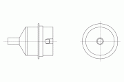 Hot air round nozzle NR05