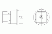 Buse avec 4 côtés chauffants NQ25