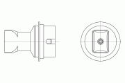 Nozzle 4 heated sides NQ15