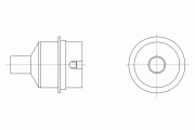 Hot air round nozzle NR10