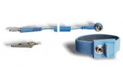 Adjustable wrist strap DK10 with coiled cord DK10 / banana plug