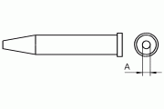 Soldering tip XT round