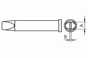 Soldering tip XT chisel