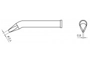 Soldering tip XT BX 30°