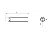 Soldering tip XT DL 