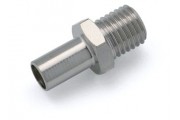 Connection nipple for extraction hose 