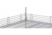 Super Erecta corniche haute empilable pour rayonnages à fils