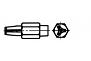 Outil de nettoyage cône d'insertion DSX80, DXV80