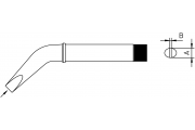 Pannes CT2 X (angle) pour fer à souder W201