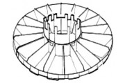 Schalen voor draaimolens