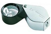 Metal precision folding magnifier