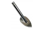 Small chromed spatula for iron 6mm