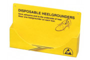 Disposable heel grounder dispenser