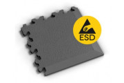 Corner for ESD tiles