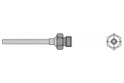 Round nozzle long R10