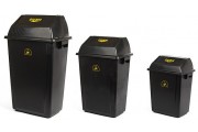 ESD waste bin with lid