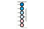6 spot humidity indicator card 10, 20, 30 , 40, 50, 60%