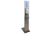 Inox totem + automatic dispenser 700ml