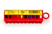 Scotchcode dispenser met gekleurde tapes STD-CX