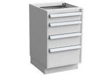  - ESD 45/66-3 drawer unit on 4-drawer, plinth