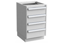  - ESD 45/66-4 drawer unit with 4 drawers,  plinth