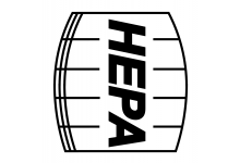  - Filtre micromoteur HEPA H13 avec charbon actif