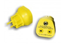 ITECO - ESD grounding plug DK 10mm - Banana 4mm