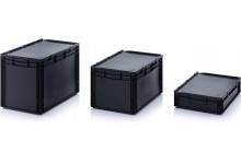  - ESD Euro containers with hinged lid
