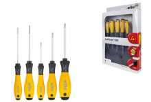 WIHA - SoftFinish® ESD slotted/ Phillips screwdriver set, 5 302ESD HK5 