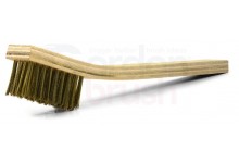 - Large 4 x 9 row brass bristle brush