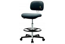 ITECO - ESD-stoel CLASSIC / hoog met voetplaat