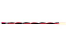  - Red - black braided cable 