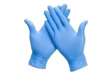  - Disposable nitril not powdered blue gloves