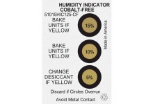  - Cobalt-free humidity indicator card 5, 10, 15%