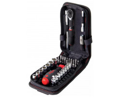 Nut driver and bit set 1/4