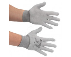 ESD nylon gloves with carbon x10