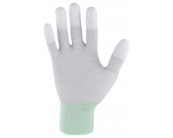 ESD PU tip glove - carbon