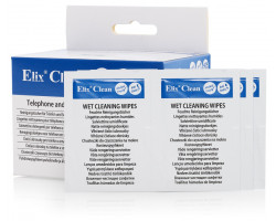 Cleaning wipes for telephones and smartphones