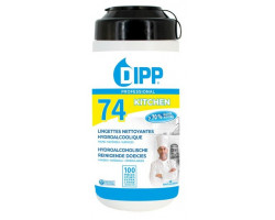 Hydroalcoholic cleansing wipes No74
