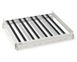Roller top FiFo Flow Rack ESD