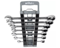 Ring ratchet open-ended spanner set