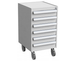ESD 45/66-1 drawer unit on castors, 6 drawers   