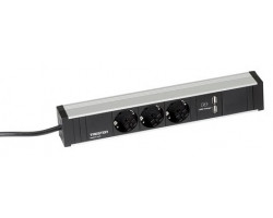 Power rail 331, 3 sockets + 2xUSB